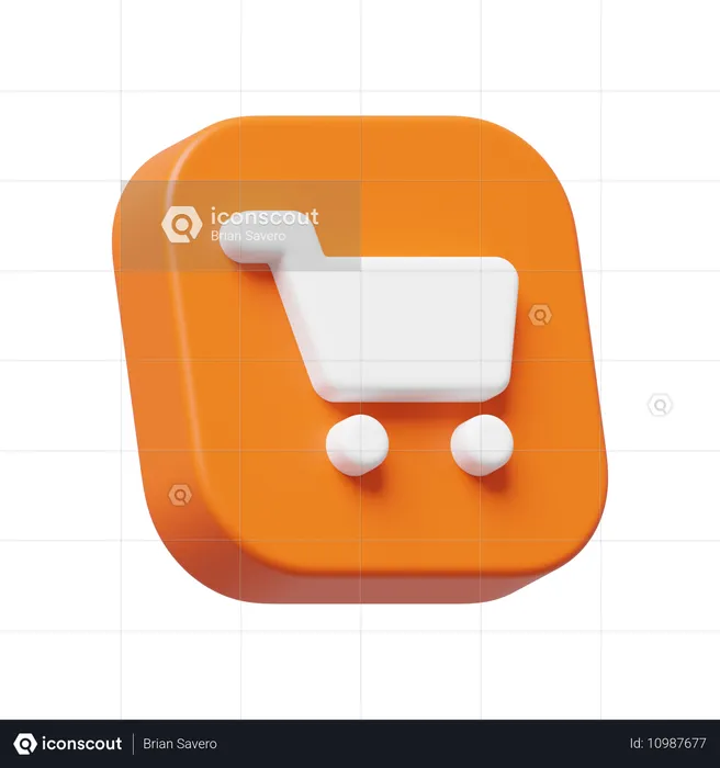 Cart  3D Icon