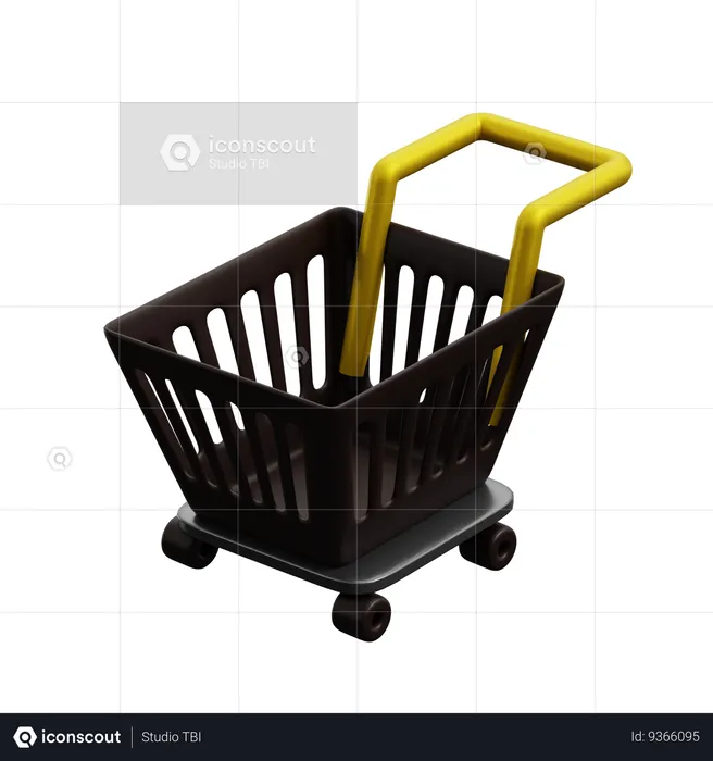 Cart Trolley  3D Icon