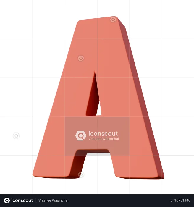 Carta a  3D Icon