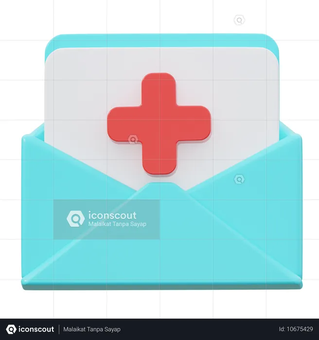 Carta medica  3D Icon