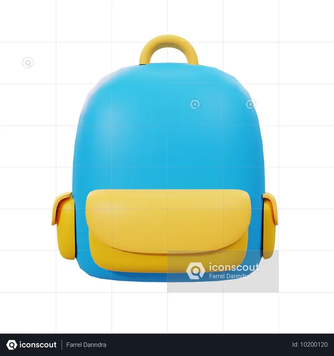 Cartable  3D Icon