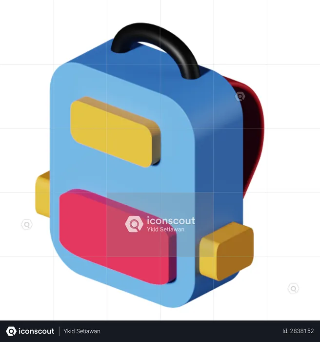 Cartable  3D Illustration