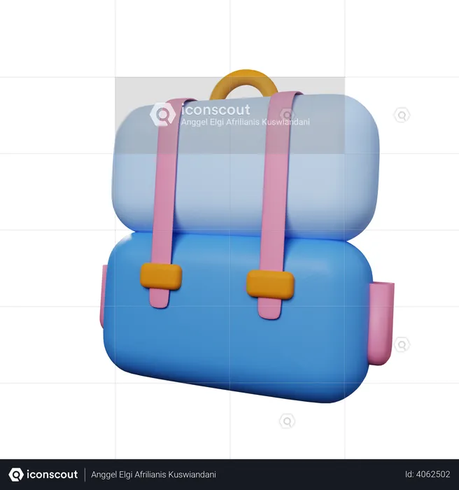 Cartable  3D Illustration