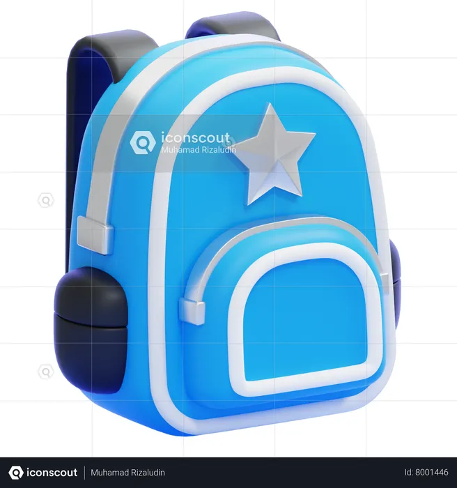 Cartable  3D Icon