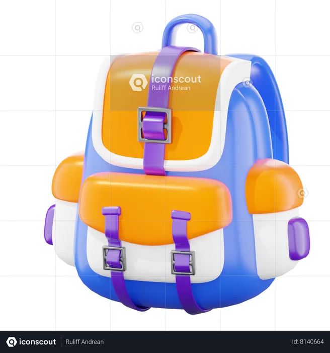 Cartable  3D Icon