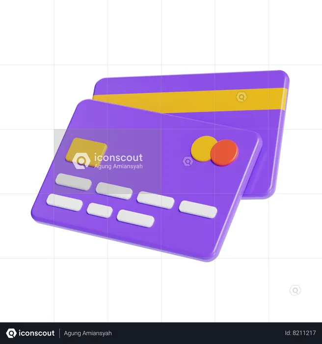 Cartão de crédito  3D Icon