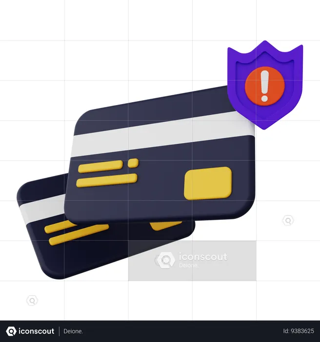 Cartão de crédito  3D Icon