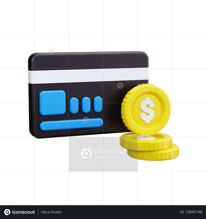 Cartão de crédito  3D Icon