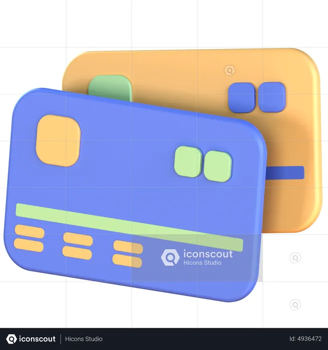 Cartão de crédito  3D Icon