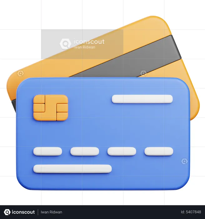 Cartão de crédito  3D Icon