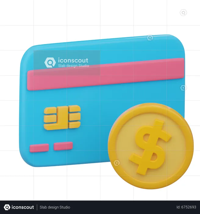 Cartão de crédito  3D Icon