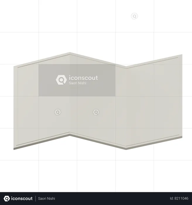 Carte Flag 3D Icon