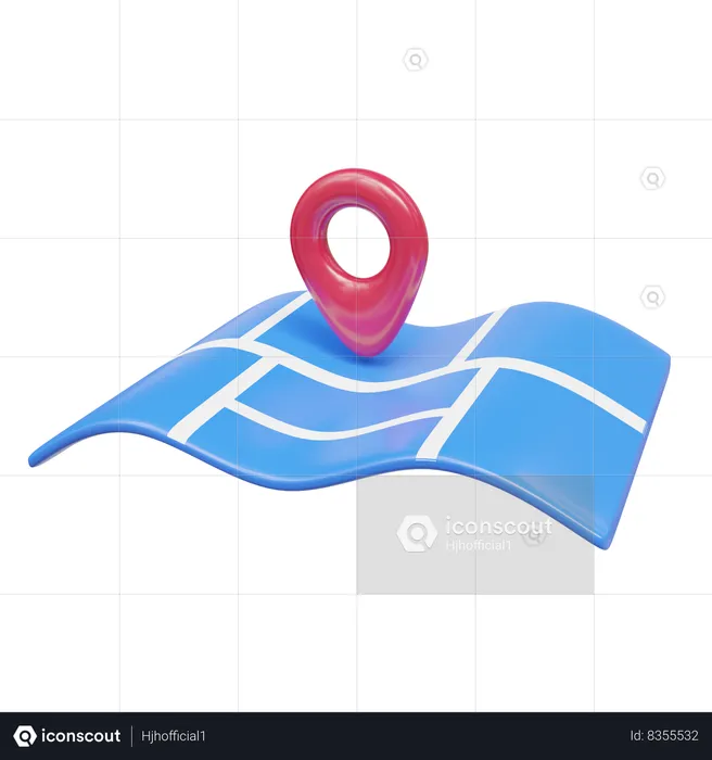 Carte  3D Icon