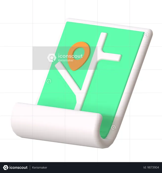 Carte  3D Icon