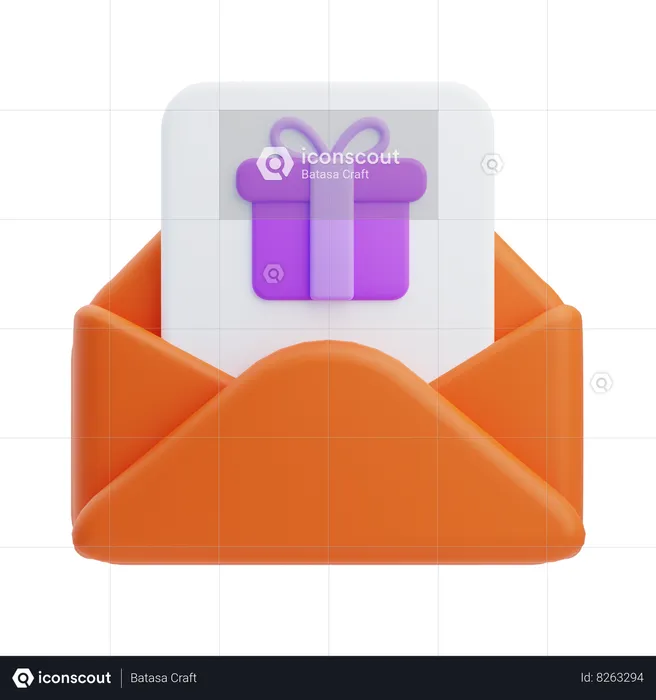 Carte cadeau  3D Icon