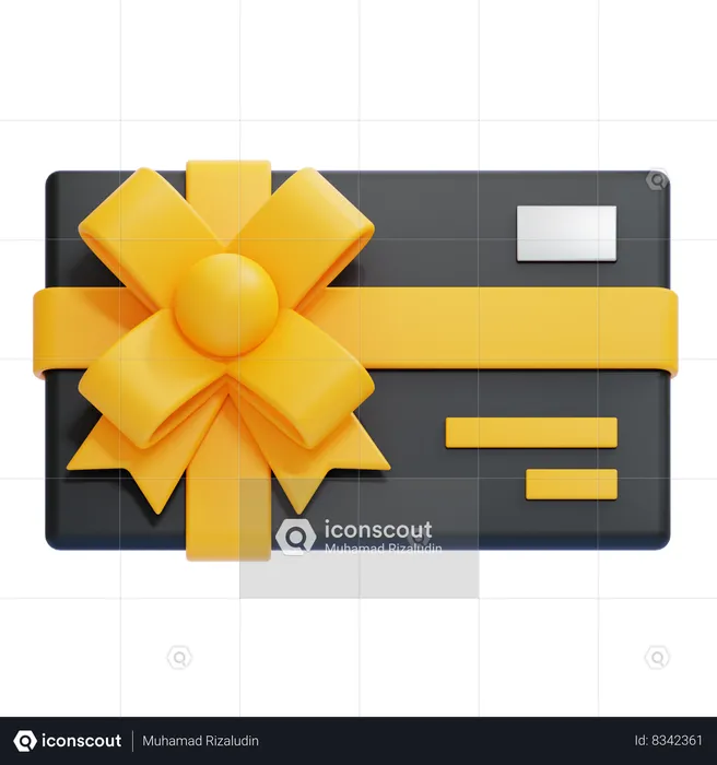 Carte cadeau  3D Icon