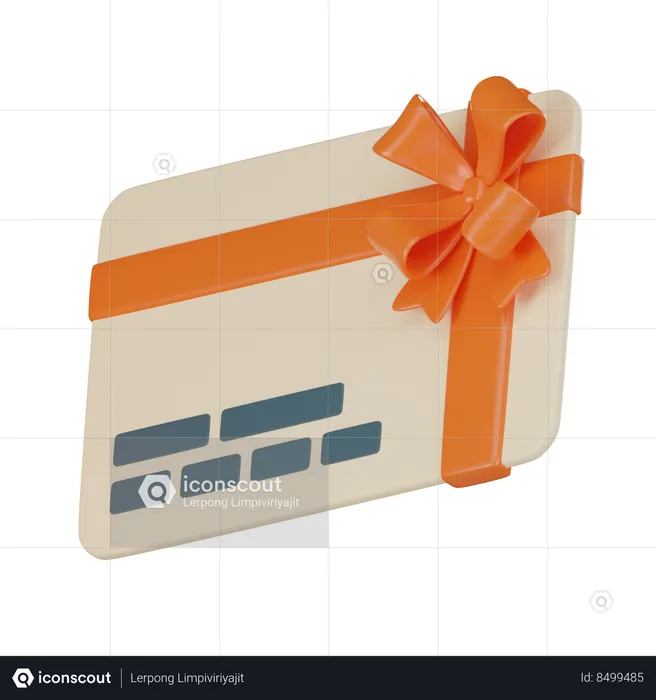 Carte cadeau  3D Icon