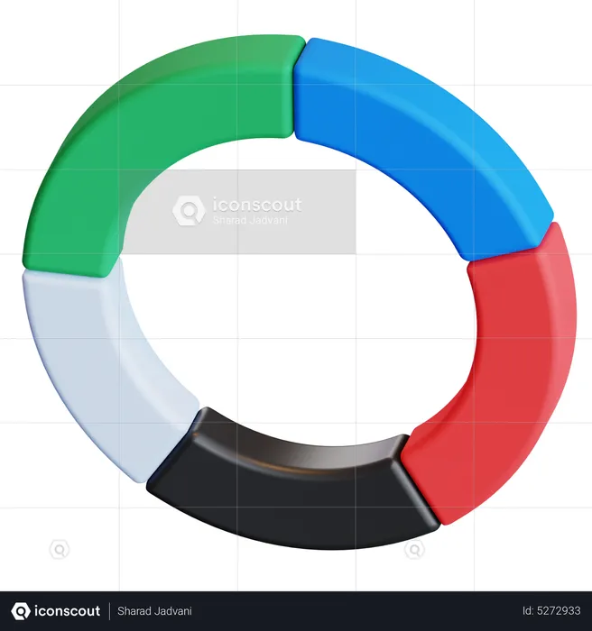 Diagramme circulaire  3D Icon