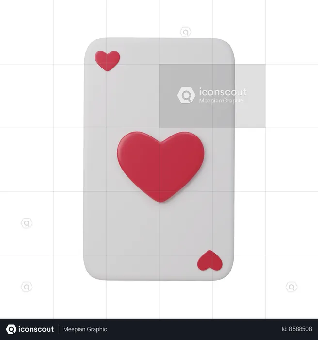 Carte d'amour  3D Icon