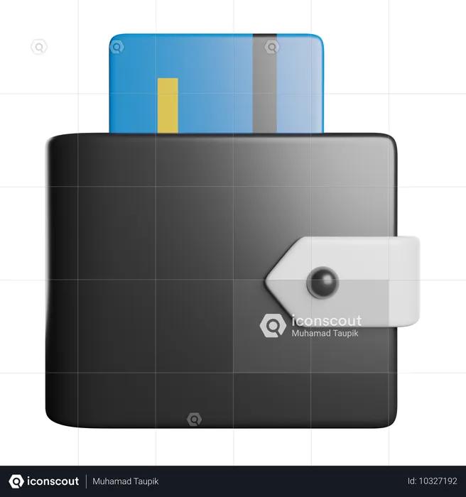 Carte dans le portefeuille  3D Icon