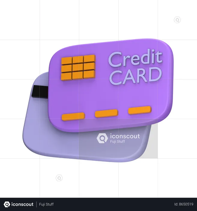 Carte de crédit  3D Icon