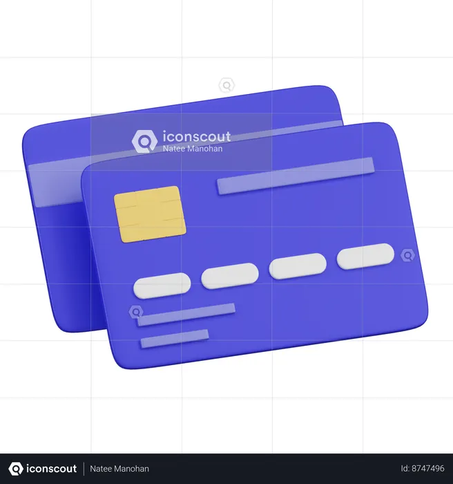 Carte de crédit  3D Icon