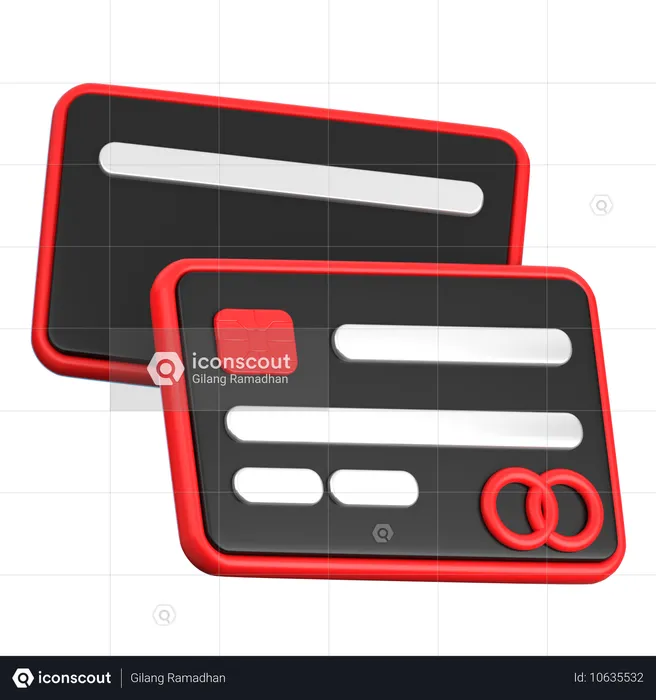 Carte de crédit  3D Icon