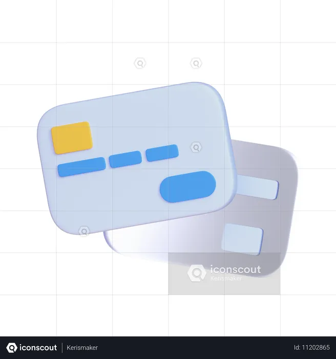 Carte de crédit  3D Icon