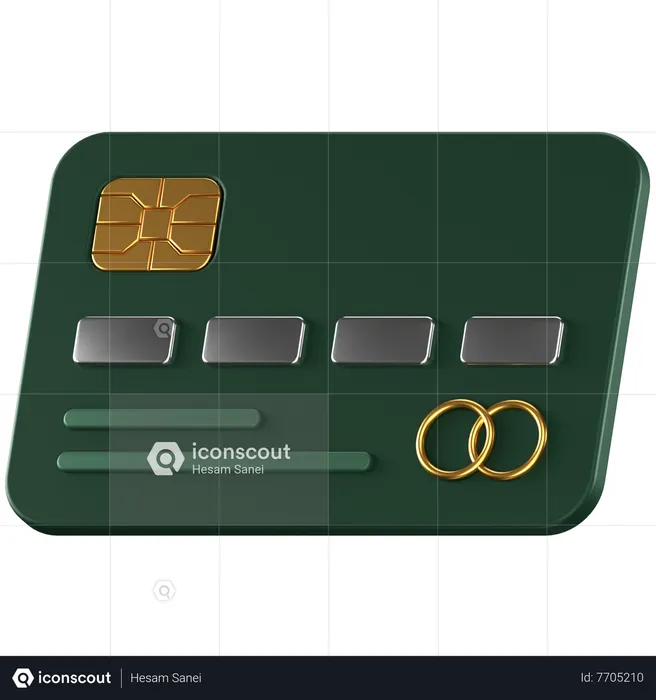 Carte de crédit  3D Icon