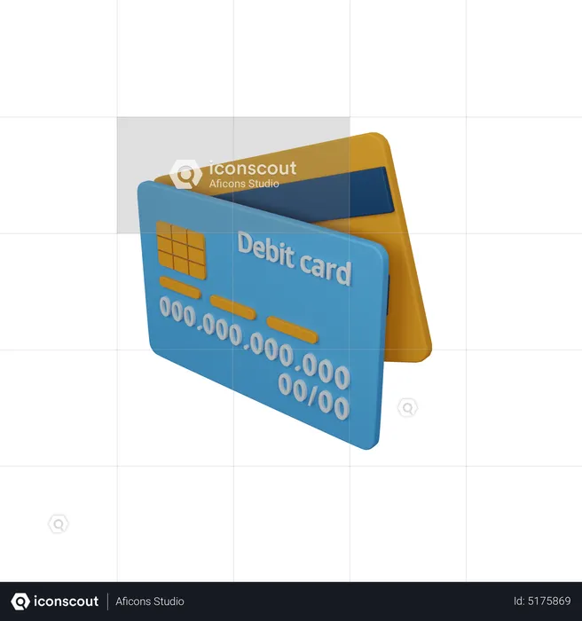 Carte de débit  3D Icon