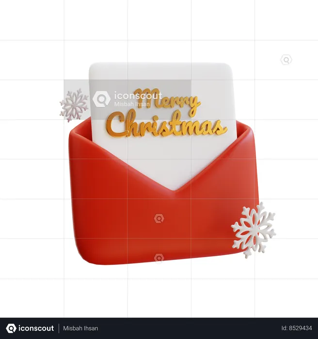 Carte de Noël  3D Icon