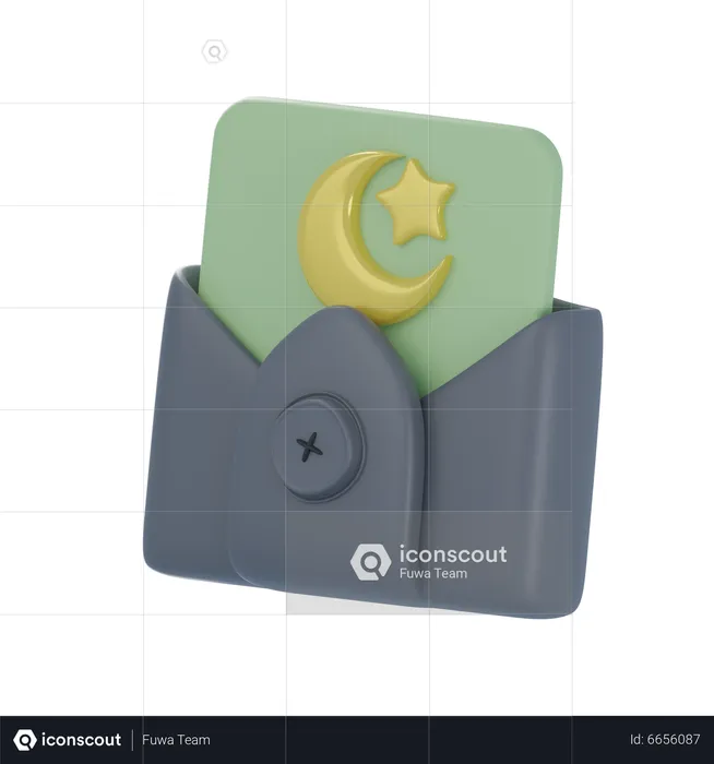 Carte de voeux de ramadan  3D Icon