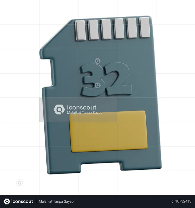 Carte mémoire  3D Icon