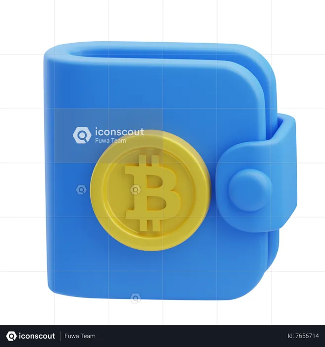 Carteira criptografada  3D Icon