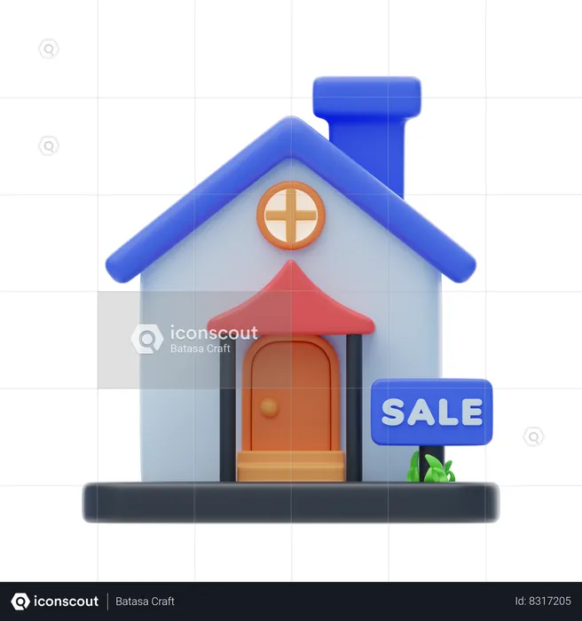 Casa en venta  3D Icon