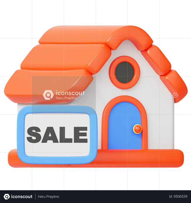 Casa à venda  3D Icon