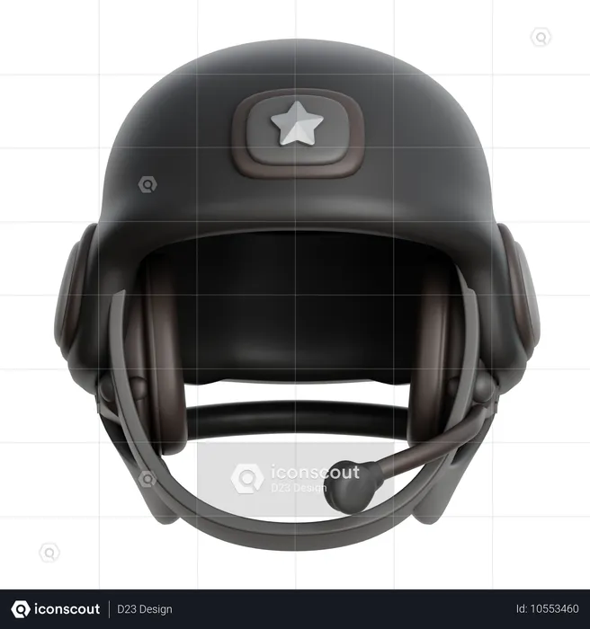 Casco  3D Icon