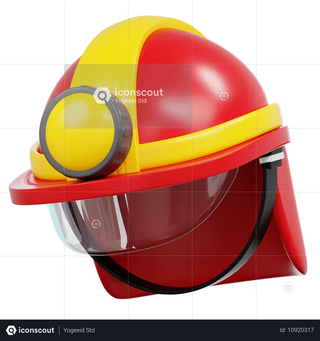 Casco  3D Icon