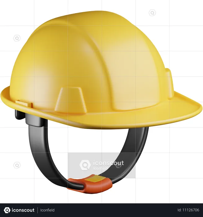 Casco de seguridad  3D Icon