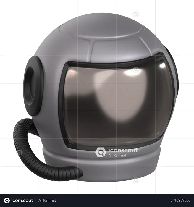 Casco de astronauta  3D Icon