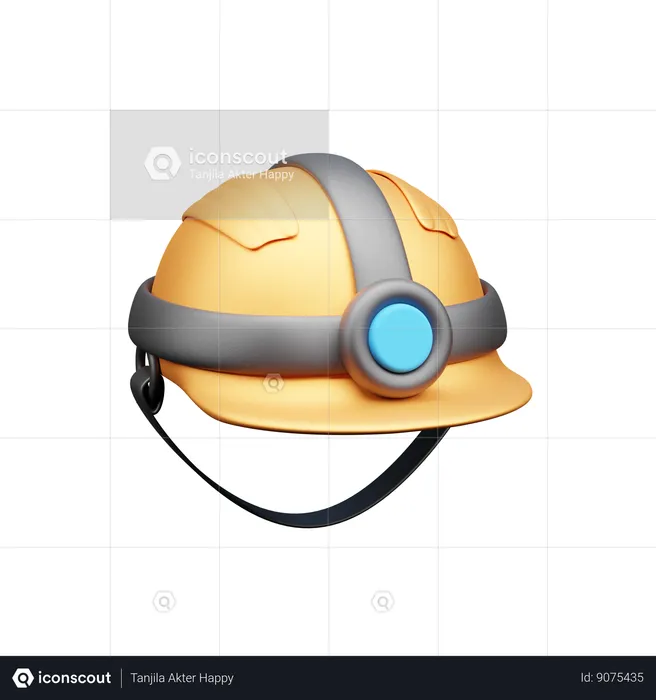 Casco de construcción  3D Icon