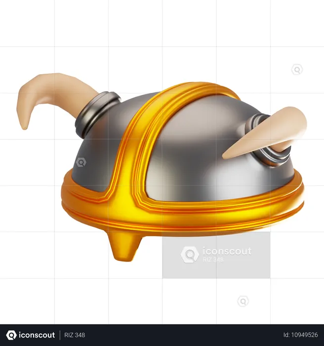 Casco de guerra  3D Icon