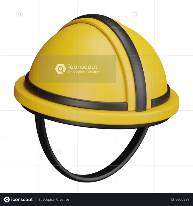 Casco de seguridad  3D Icon