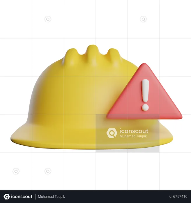 Casco de seguridad  3D Icon