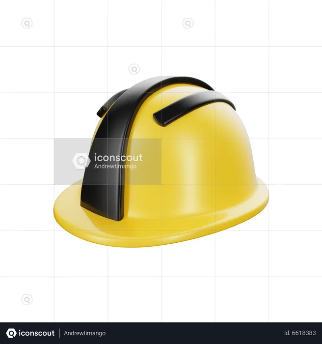 Casco duro  3D Icon