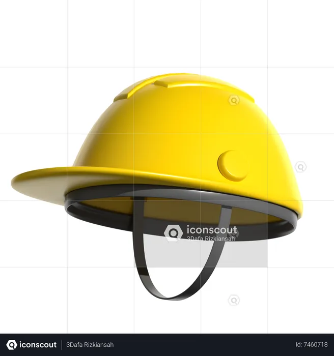 Casco duro  3D Icon