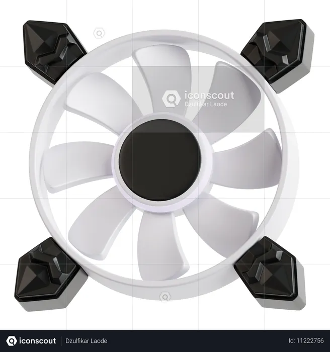 Case Fan  3D Icon