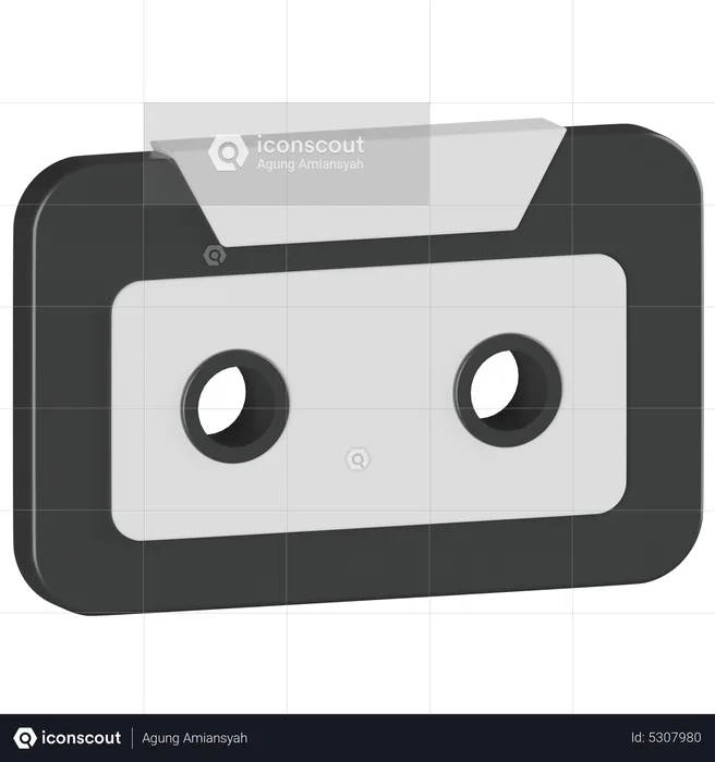 Cinta de audio  3D Icon