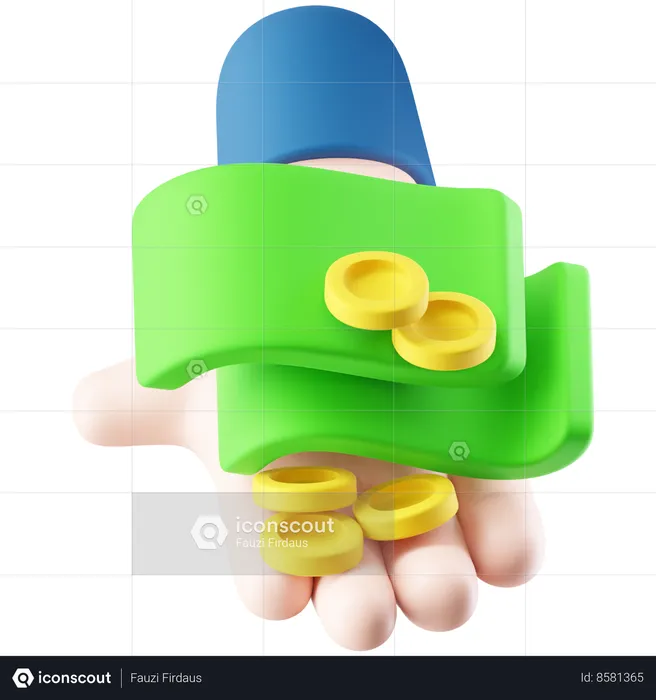 Cash  3D Icon