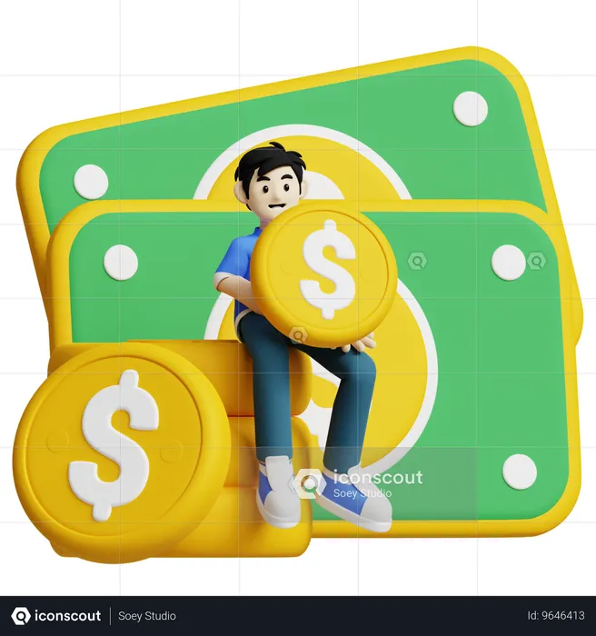 Cash Flow  3D Icon